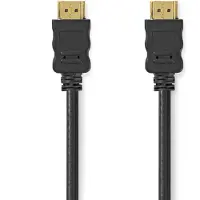 Nedis Cvgl34060bk150 Hdmi-kabel Med Høy Hastighet Over Ethernet Hdmi-hdmi 4k Arc 18 Gbps 15 M 60hz