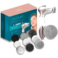 Cecotec 03371, Roterende børste, Brun, Hvit, Alle hudtyper, Grep som ikke glir, 9 stykker