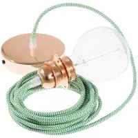Creative Cables Rz06 Zigzag 2 M Hengelampe Pendel For Lampeskjerm