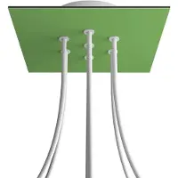Creative Cables Kroq207f116 Rose-one Square Green Meadow Rosesett