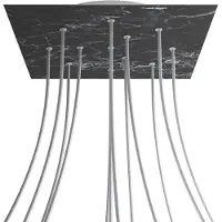 Creative Cables Kroq4012f104 Xxl Rose-one Square Marquina Marmor Rose Sett