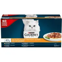 Purina Gourmet Perle Mini Fileter I Saus 60x85g Våtfôr Til Katt