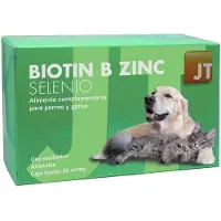 Jtpharma Biotin B Zn Se Kosttilskudd For Kjæledyr 60 Enheter