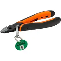 Bahco Ergo-belagte Diagonale Kuttetang Med Sikkerhetsring 160 Mm