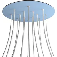 Creative Cables Krovnr4014f114 Xxl Rose-one Rundt Lys Blå Rose Sett