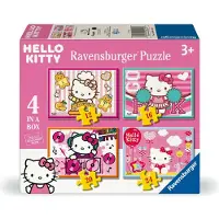 Ravensburger Hello Kitty 4 Puslespill I En Eske