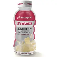 Nutrisport Zero Sugar Eske Med Proteindrikk Hvit Sjokolade 330ml 12 Enheter