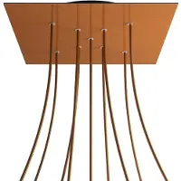 Creative Cables Krovnq409xf108 Xxl Rose-one Square Satin-kobberrose-sett