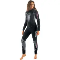 Seac Våtdrakt - Kommode Flex Dame 5 mm - Svart/Rosa - - S - Small - Våtdrakt