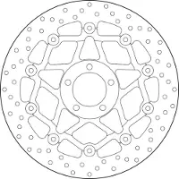 Brembo Oro 78b408a1 Flytende Bremseskive