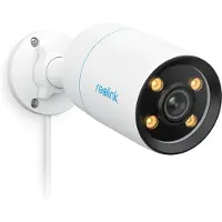 Reolink ColorX Series CX810 - Nettverksovervåkingskamera - kule - innendørs, utendørs - værbestandig - farge (Dag og natt) - 8 MP - 3840 x 2160 - 4K - fastfokal - lyd - Ethernet 10Base-T/100Base-T -