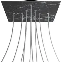 Creative Cables Krovnq4010f104 Xxl Rose-one Square Marquina Marmor Rose Sett