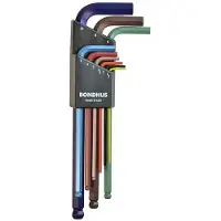 Bondhus Colorguard Unbrakonøkkelsett 1.5-10 Mm 9 Stykker