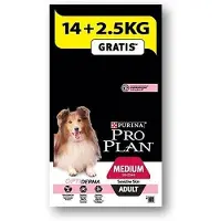 Purina Pro Plan Adult Medium Sensitive Skin 14+2.5kg Hundefôr