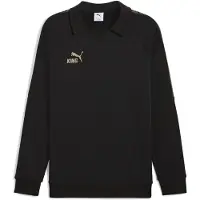 Puma KING Drill Football Top Men, Clothing, Black/Gold, L