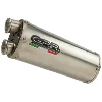 Gpr Exclusive Dual Inox Honda Crf 1000 L Africa Twin 18-20 Homologert Slip On Lyddemper