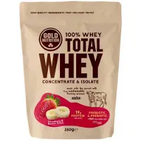 Gold Nutrition Total Myseprotein Jordbær Og Banan 260g