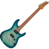 Ibanez AZ24S1F Transparent Turquoise Burst - Nearly New