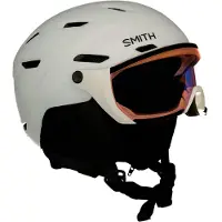 Smith Survey, Skihjelm med visir, Fotokromisk, Matte White