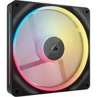 Corsair iCUE LINK LX140-R RGB, Ventilator, 14 cm, 2000 rpm, 35,4 dB, 90 kubikfod/min., Sort