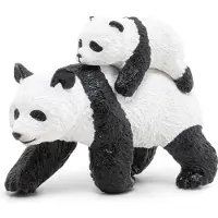 Papo Panda m. Ung - L: 9 cm - - OneSize - Lekedyr