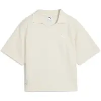 Puma Class Relaxed Polo Tee Women, Clothing, Alpine Snow, L