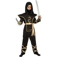 MOM Svart Ninja-kostyme