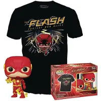 Funko POP! Dc Comics The Flash Kortermet T-skjorte Med Figur