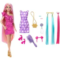 Barbie Doll Hårlekedukke med tilbehør (JDC85)