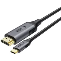 Tech-Protect UltraBoost Type-C til HDMI 2.0-kabel - 4K/60Hz, 1.8m - Svart