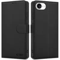 TechProtection Wallet Case for iPhone 16e / 17e - matt black