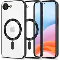 Tech-Protect iPhone 16e/17e MagFlex-deksel - MagSafe-kompatibelt - klar / svart