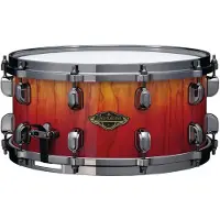 Tama Starclassic Walnut/Birch 14" x 6.5" Snare Drum Vermillion Bosse Fonce Fade