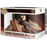 Funko POP! House Of The Dragon Rides Vinylfigur Aegon Targaryen Med Sunfyre 14 Cm