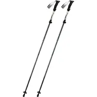 Qunature Nordic Walking Trekking Stav Aluminium 110 - 130 cm 1 stk - Brun