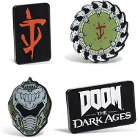 DEVplus Doom Magnetsett Med Ikoner Fra Den Mørke Middelalderen