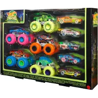 Hot Wheels Biler - 10-Pack - Glow In The Dark - - OneSize - Bil