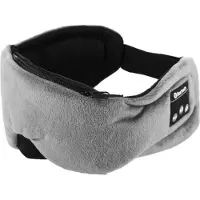 INF Sovemaske med hodetelefoner Bluetooth 5.0 Grey
