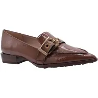 Hispanitas for woman. HI254262 Turin brown leather shoes (36), 1 to 3 cm, None, Casual, Party, Classic