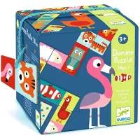 Djeco Puslespill - 28 Deler - Domino - - OneSize - Puslespill