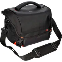 Sony LCS-SC8 - Eske for digitalfotokamera med linser - polyester - svart - for Cinema Line ILME-FX3 a VLOGCAM ZV-E10 a6100 a6400 a6600 a7 IV a7C a7s III a9 II
