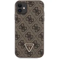 GUESS GUHCN61P4TDSCPW Veske til iPhone 11 / Xr - Brun Crossbody 4G Metal Logo