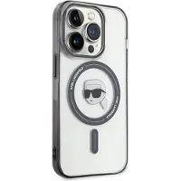 Karl Lagerfeld KLHMP15LHKHNOTK-etui til iPhone 15 Pro - gjennomsiktig