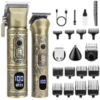 24hShop Ufree Pleiesett med Batteridrevet Klippemaskin og Diverse Tilbehør