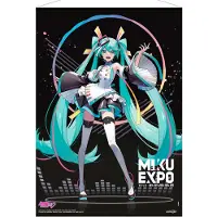 POPbuddies Begrenset Utgave Hatsune Miku Wallscroll Miku Expo 10-årsjubileumspostere 50x70 Cm