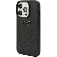 Audi GT-etui i syntetisk lær for iPhone 15 Pro Max - svart