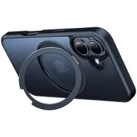 Torras Ostand Pro-etui for iPhone 16 Plus (svart)