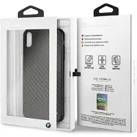 BMW Siganture Carbon-etui for iPhone Xs Max - Svart