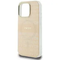 DKNY Repeat Texture Pattern With Stripe iPhone 16 Pro Max-etui - Rosa