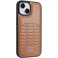 Audi Synthetic Leather Iphone 151413 6.1 Autpupcmip15gtd3bn Telefondeksel